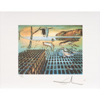 Dali、Persistence of Memory、希少画集画、新品額付 Salvador Dali PERSISTENCE OF MEMORY Signed Limited Edition