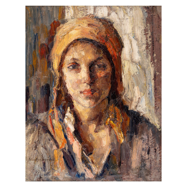 Peasant Girl with Scarf*