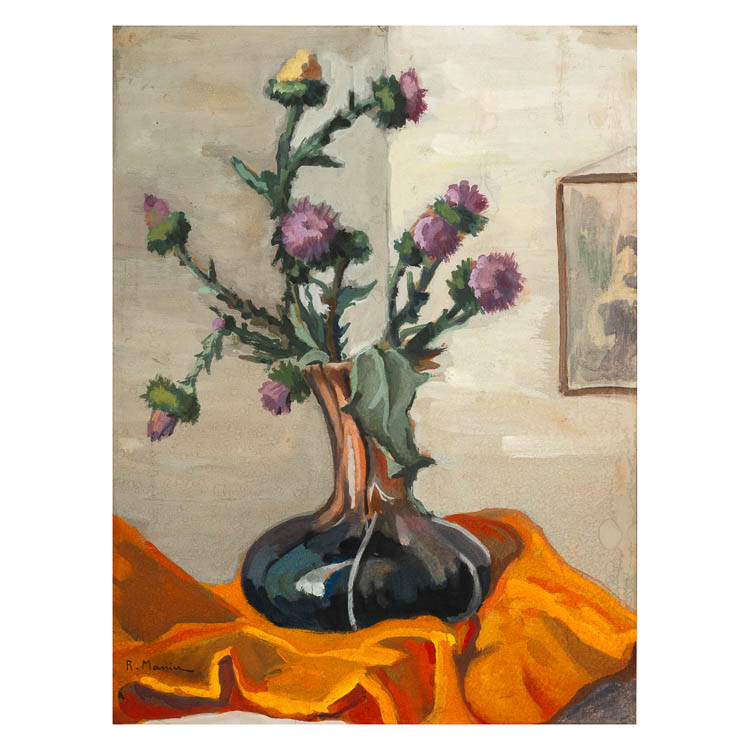 Vase with Thistles (Vază cu ciulini)*