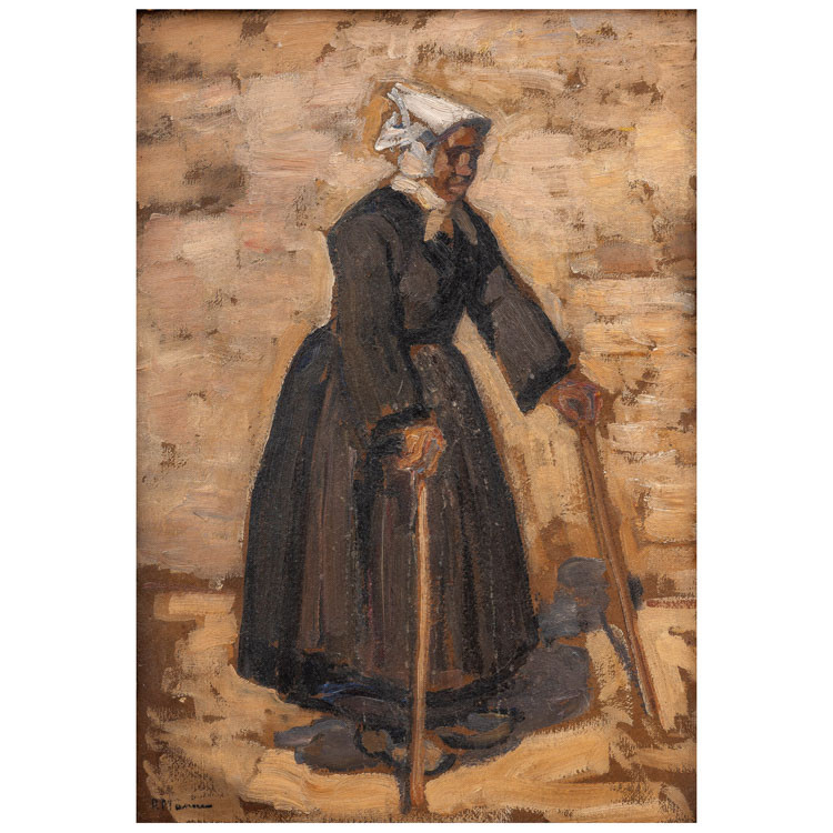 Old Breton Woman (Bătrână bretonă)*