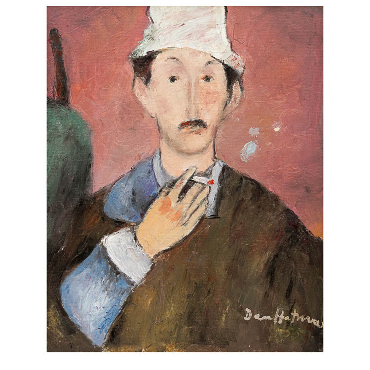 Self-Portrait with a Cigarette (Autoportret cu țigara)*