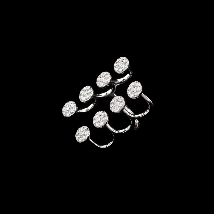 White diamond ring from Stéfère Aurore Collection 