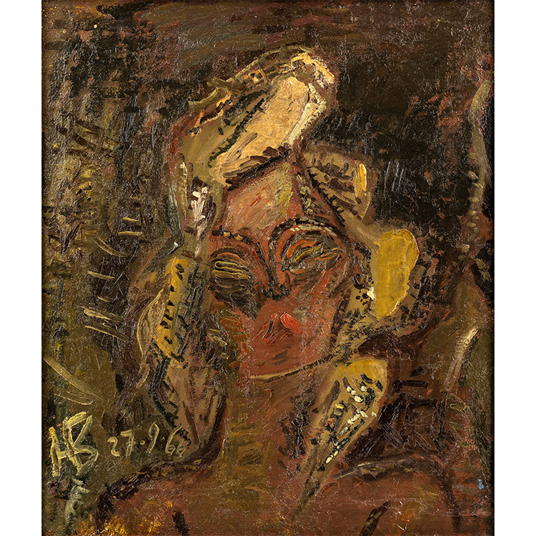 Expressionist Portrait - Dodi, the Artist’s Sister (Portret expresionist - Dodi, sora artistului)*